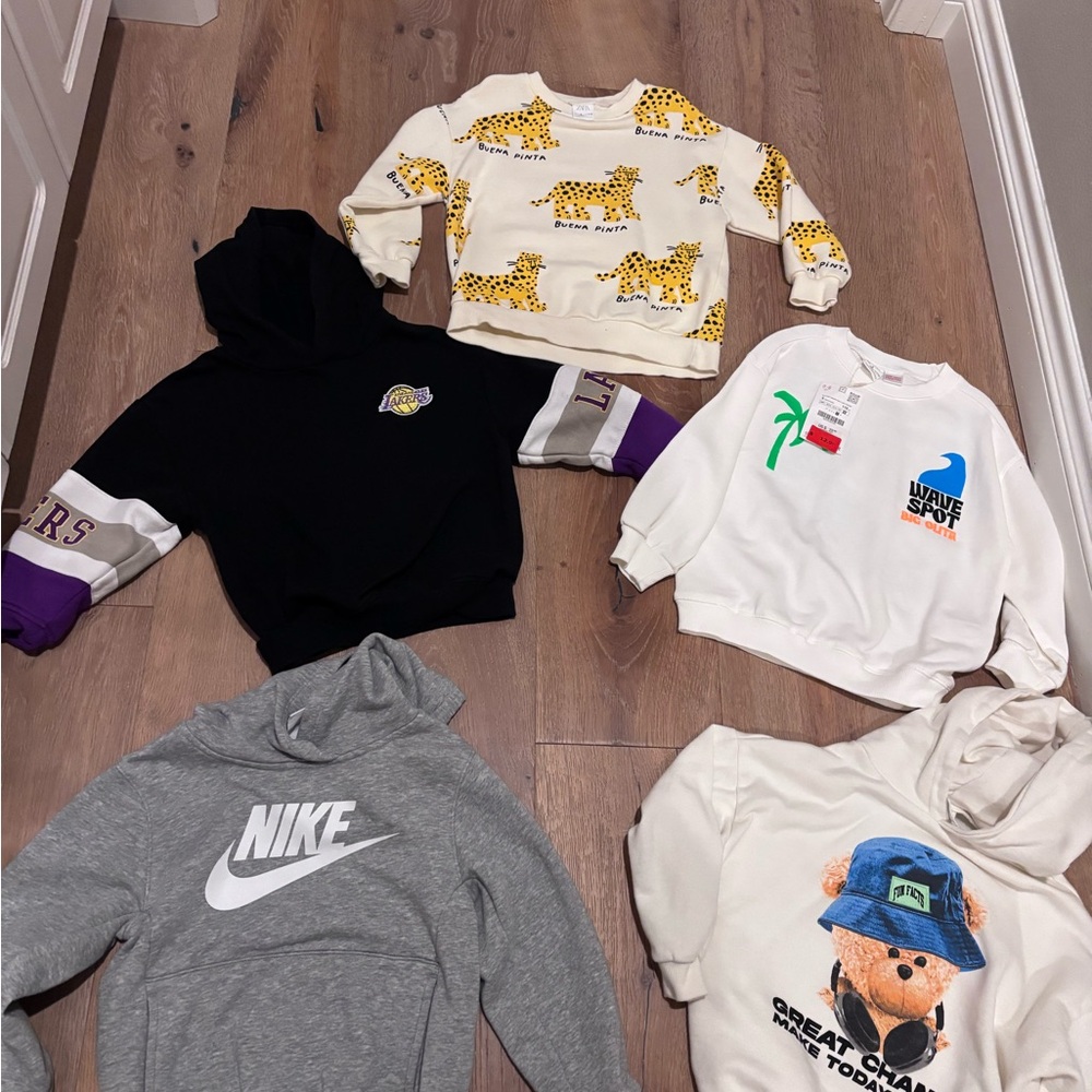 Size 6 boys sweatshirt bundle